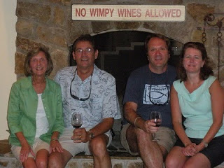 Susan, Randy, Chuck and Lori at Ravenswood Winery, Sonoma California