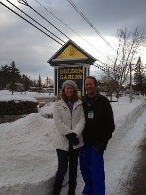 Chuck & Lori at the Golden Gables Inn, North Conway NH