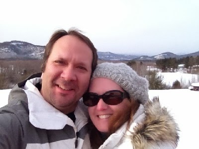 Chuck & Lori in North Conway, New Hampshire