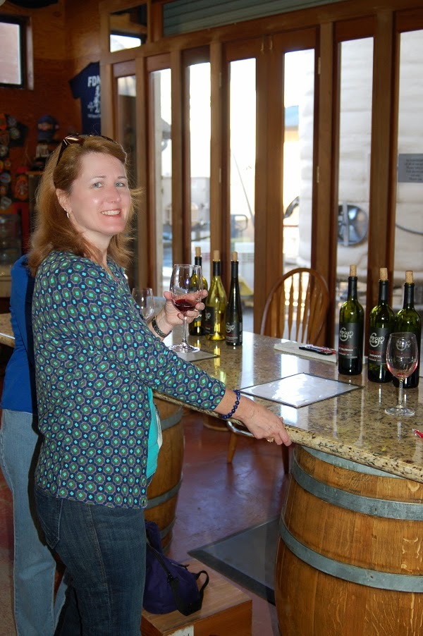 Lori at Hook & Ladder winery