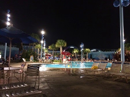 The Blue Pool at Disney's Art of Animation Resort
