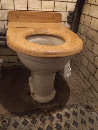 Chuck and Lori's Travel Blog - 100 Year Old Toilet, John Rylands Library, Manchester
