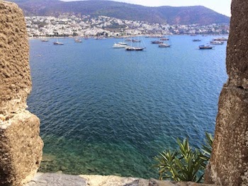Chuck and Lori's Travel Blog - View from Bodrum Castle