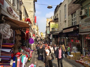 Chuck and Lori's Travel Blog - Street Shops in Istanbul