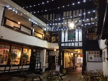 Chuck and Lori's Travel Blog - Gloucester's New Inn Courtyard