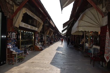 Chuck and Lori's Travel Blog - The Arasta Bazaar, Istanbul