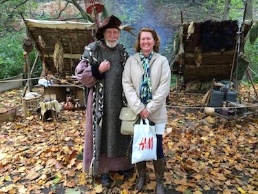 Chuck & Lori's Travel Blog - Lori and Robin Hood Character