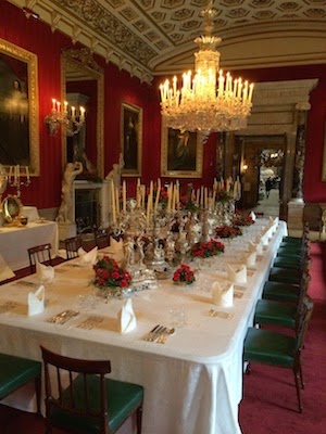 Chuck & Lori's Travel Blog - Chatsworth House Dining Room