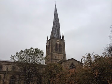Chuck & Lori's Travel Blog - Chesterfield's Parish Church of Saint Mary's and All Saints
