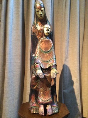 Chuck & Lori's Travel Blog - African-Themed Madonna and Child