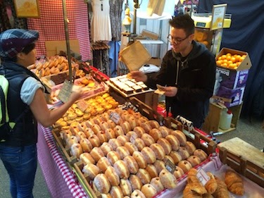 Chuck and Lori's Travel Blog - Sweets at Old Spitalfields Market