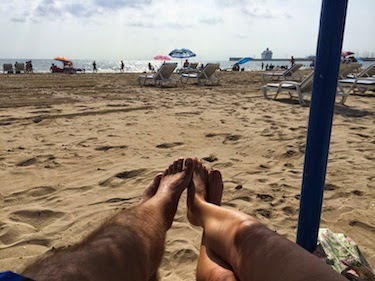 Chuck and Lori's Travel Blog - Playa Malvarossa Beach, Valencia, Spain