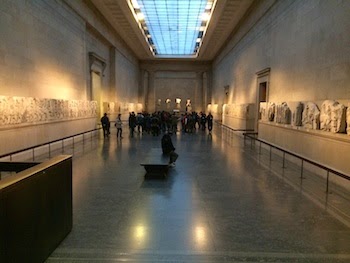 Chuck and Lori's Travel Blog - Sculptures of the Parthenon