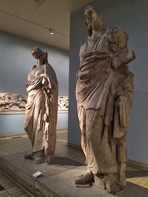 Chuck and Lori's Travel Blog - Statues from the Mausoleum of Halicarnassus