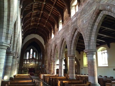 Chuck and Lori's Travel Blog - Interior, Kirkby Stephen Parish Church, England