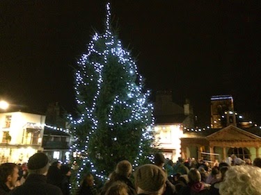 Chuck and Lori's Travel Blog - Kirkby Stephen Christmas Tree