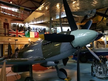 Chuck and Lori's Travel Blog - Spitfire From Front