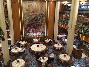 Chuck and Lori's Travel Blog - Queen Mary 2's Britannia Restaurant
