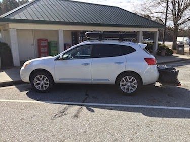 Chuck and Lori's Travel Blog - Nissan Rogue, Decked Out For Road Trip