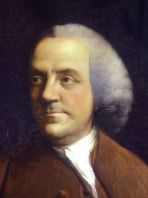 Chuck and Lori's Travel Blog - Painting of Benjamin Franklin