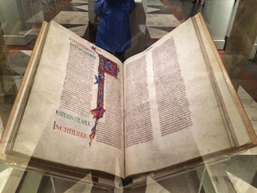 Chuck and Lori's Travel Blog - The Winchester Bible at the Metropolitan Museum of Art, New York