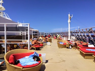 Chuck and Lori's Travel Blog - Norwegian Epic's Adults-Only Quiet Deck