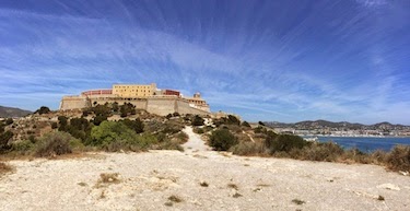 Chuck and Lori's Travel Blog - Medieval Walled Fortress of Ibiza Town
