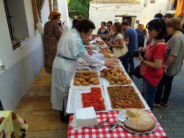 Chuck and Lori's Travel Blog - Nuns serving delicious treats, Ibiza