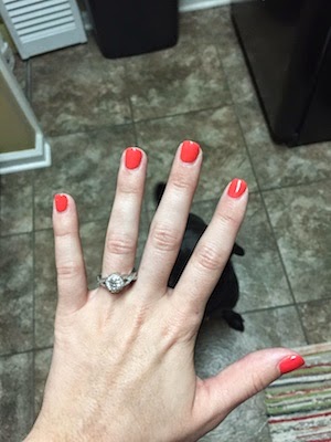 Chuck and Lori's Travel Blog - Catie's Engagement Ring