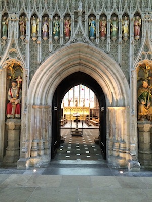 Chuck and Lori's Travel Blog - Ornate Quire Entrance, Ripon Cathedral