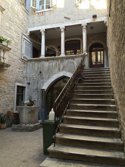 A courtyard in Split