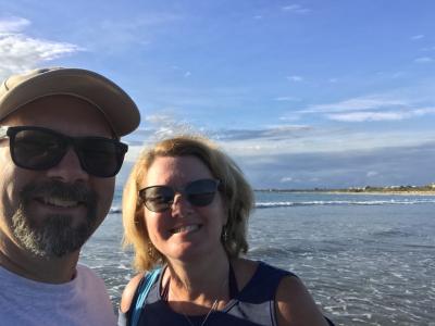 Travel Bloggers Chuck and Lori Bali Selfie 1