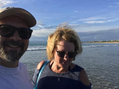 Travel Bloggers Chuck and Lori Bali Selfie 2